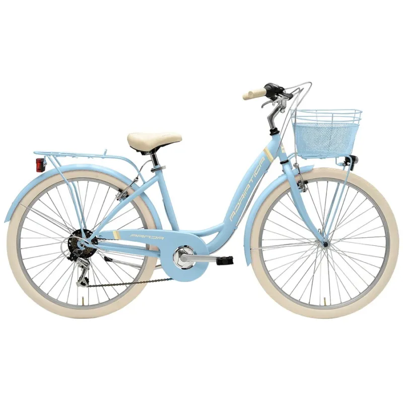 Reducere specială Bicicleta Adriatica Panda 26 Lady 6V Albastru Deschis 42 cm