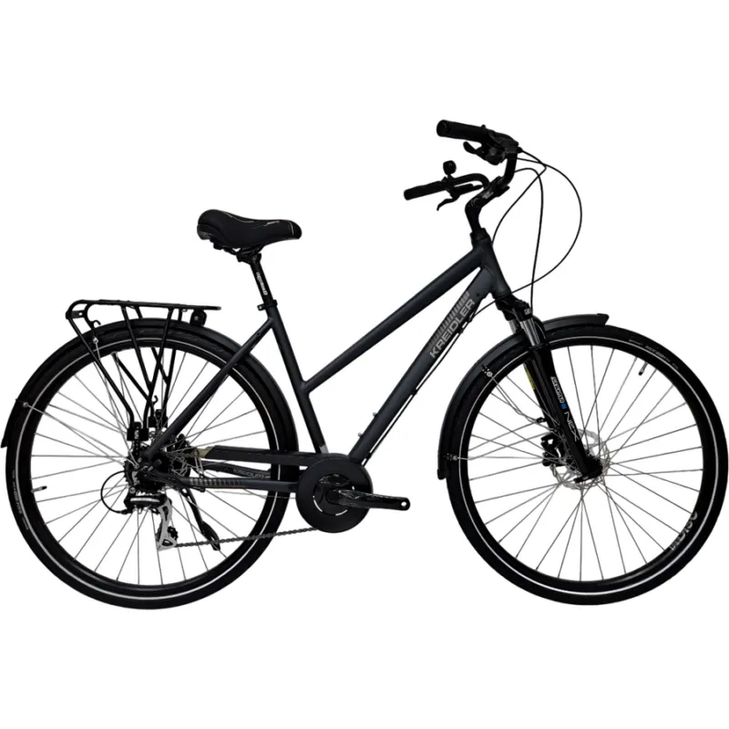 Noutate Bicicleta Trekking Kreidler LD - 28 Inch, M, Negru