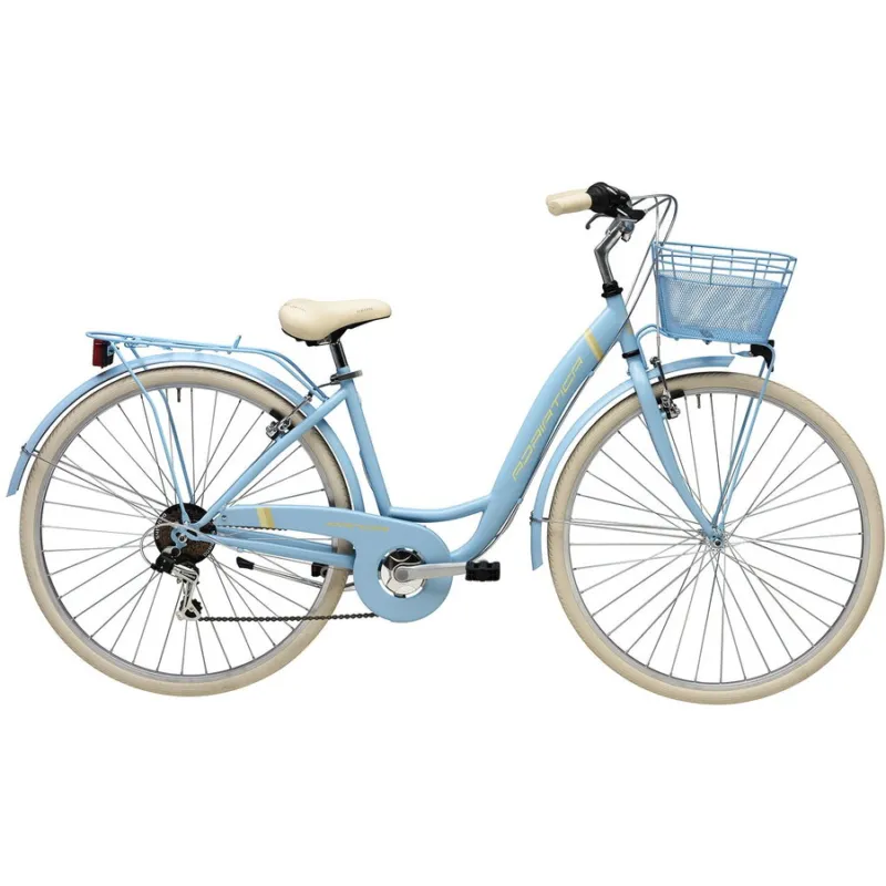 Retur gratuit Bicicleta Adriatica Panda 28 Lady 6V Albastru Mat 42 cm