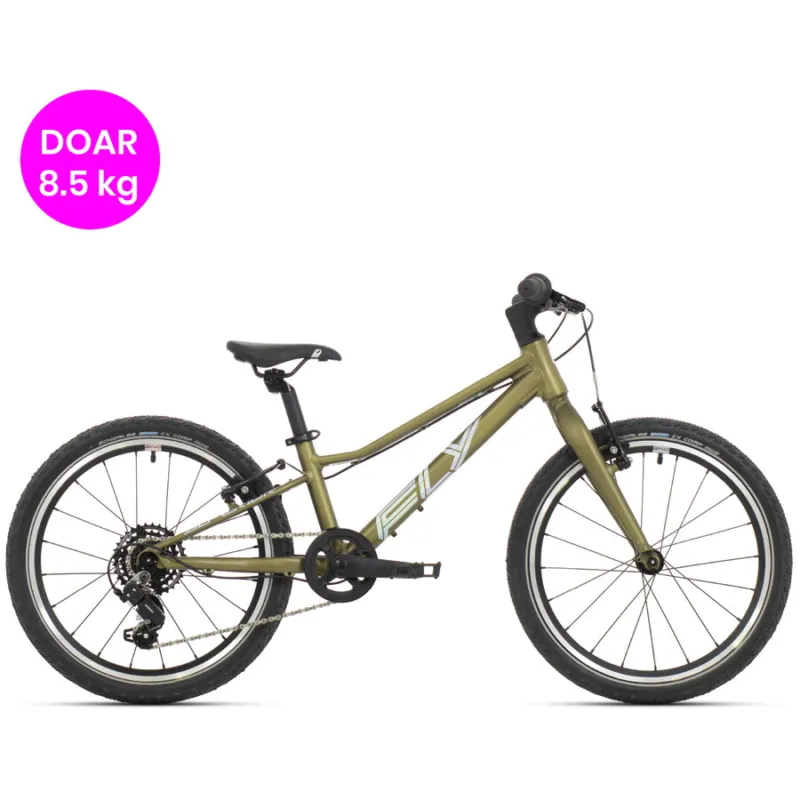 Bicicleta Superior FLY 20 VB Matte Olive Metallic/Hologram Chrome Expediere rapidă