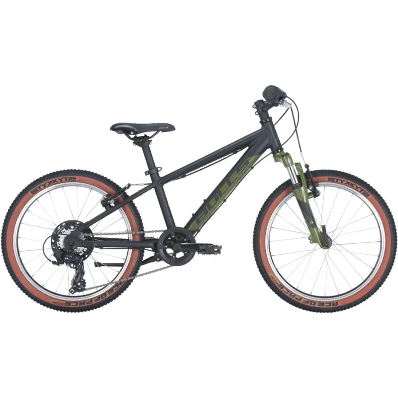 Lichidare de stoc Bicicleta Copii Bulls Tokee 20 - 20 Inch, Negru-Verde