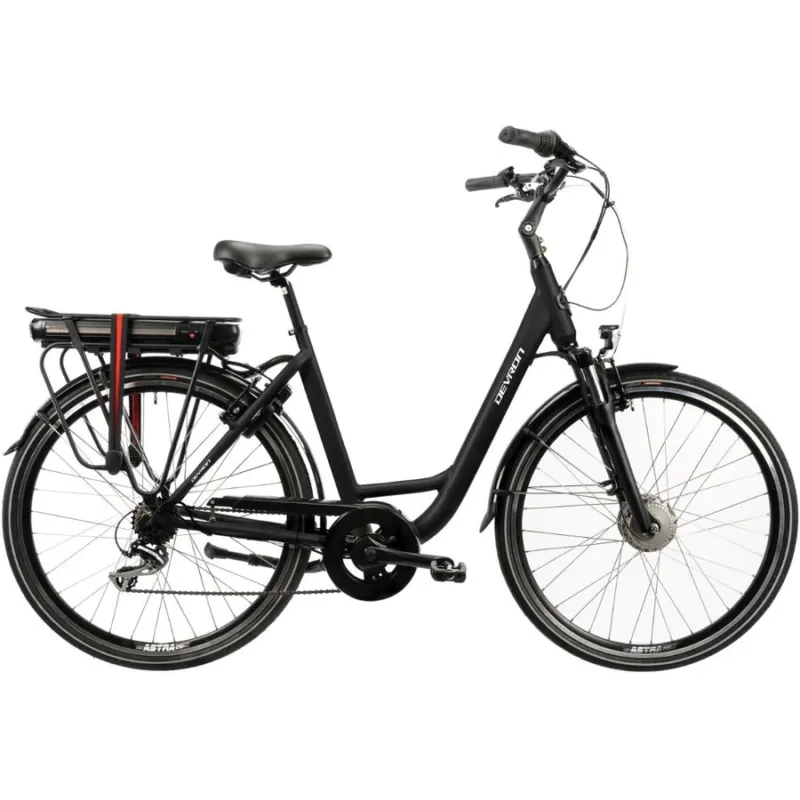 Bicicleta electrica Devron 28220 - 28 inch, M, Negru Cel mai bun preț