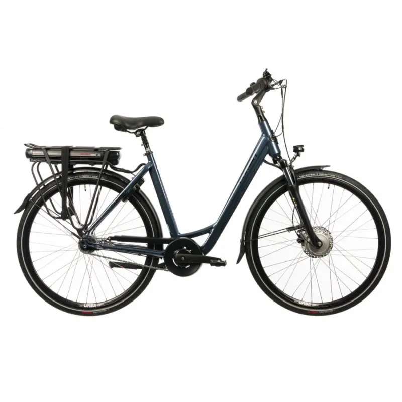 Bicicleta Electrica Corwin 28326 - 28 Inch, 490mm, Gri Lucios Plată sigură