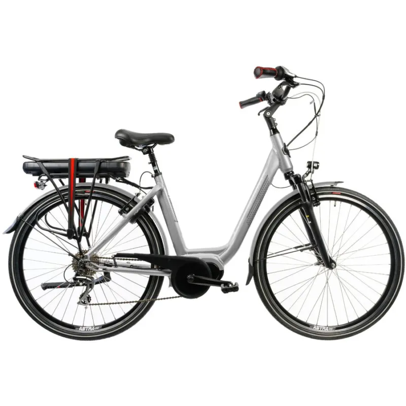 Bicicleta Electrica Devron 28414 - 28 Inch, 460mm, Bej Ieftin