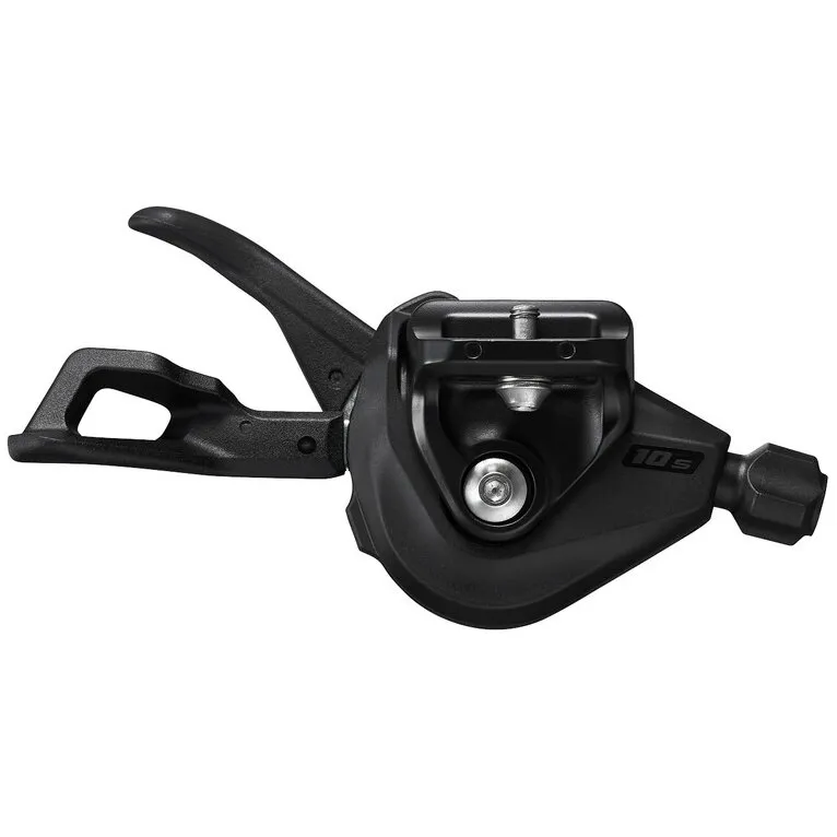MANETA DE SCHIMBATOR SHIMANO DEORE SL-M4100-IR, DREAPTA 10 VIT., PRINDERE DIRECTA PE MANETA DE FRANA I-SPEC EV, CABLU 2050MM, CAMASA SP41 ETANSA NEAGRA, 6MM CAPAT ETANS X 3, NOSE CAP X 1, CU OGD, AMBALAT IND. Ultima șansă