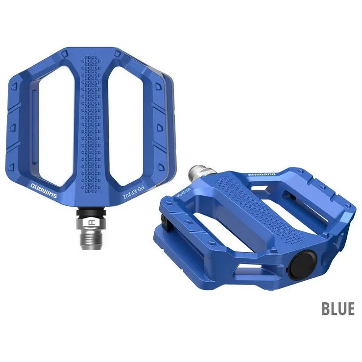Chilipir PEDALE SHIMANO PD-EF202, FARA CATADIOPTRII, BLUE, AMBALAT IND.