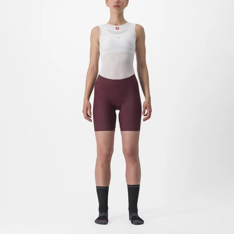 Ultima șansă Pantaloni scurti Castelli Prima de dama Visiniu/Rosu XS