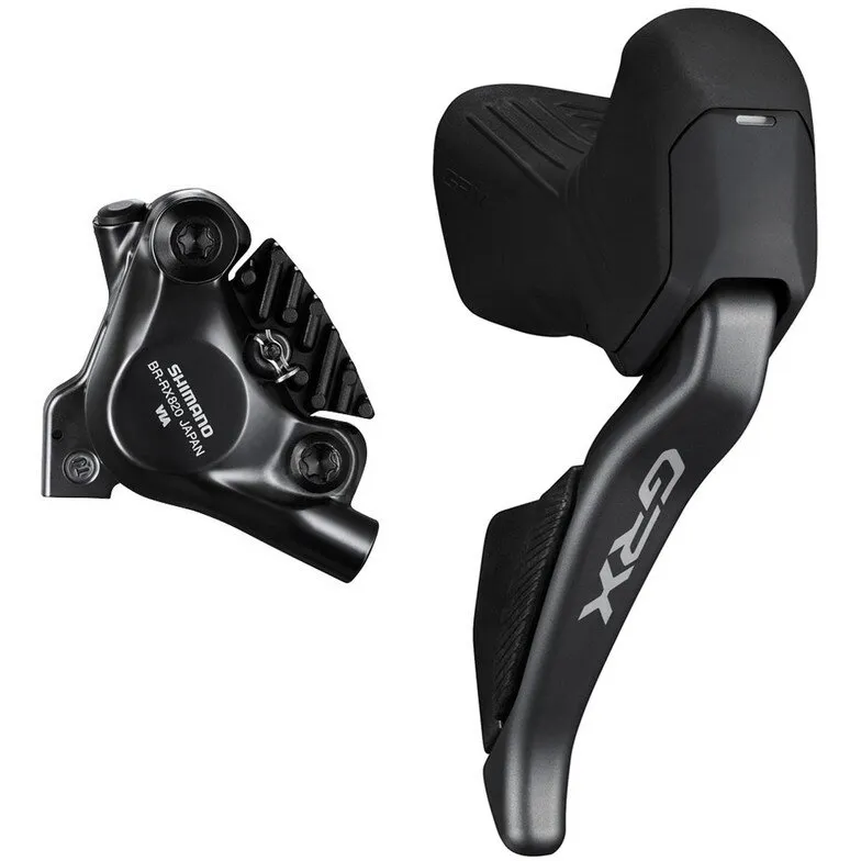 Cel mai vândut Frana Pe Disc Set Asamblat Shimano, J-Kit Direct, Grx, St-Rx825(R) Br-Rx820(R), Fara Adaptor, Pt. 25mm Mnt, Pt. Rotor 160mm, Placute Resin Cu Aripioare De Racire, Furtun 1700mm Sm-Bh90, 1st Grup, Ambalat Ind.