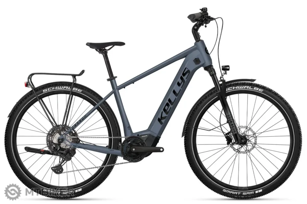 Bicicletă electrică Kellys E Carson 90 28, gri - L Reducere