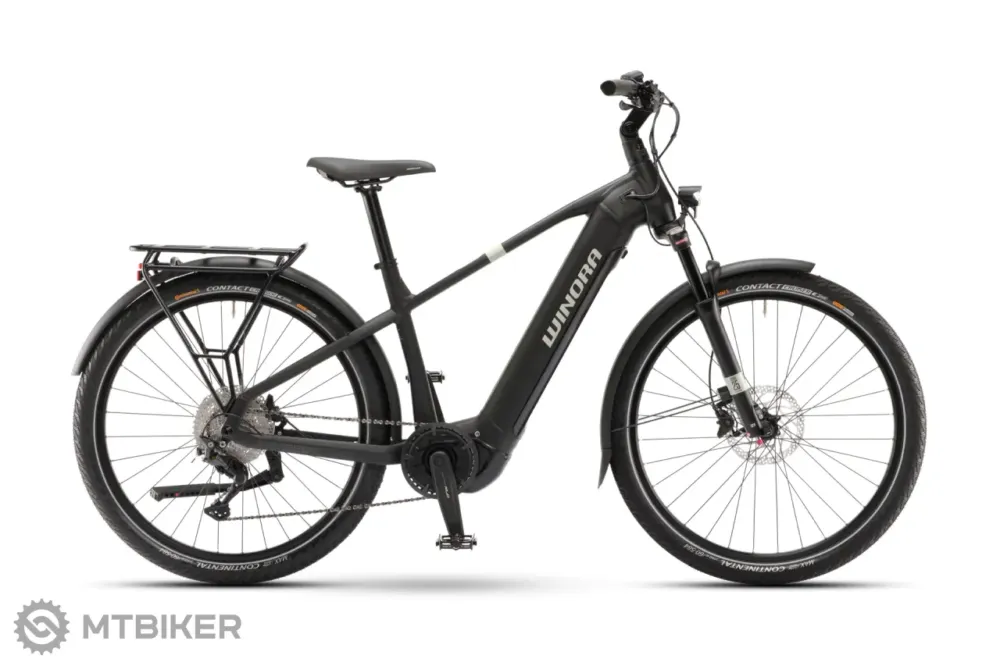 Premium Bicicletă electrică WINORA Yucatan X10 High 27.5, high black matt - M