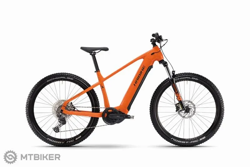 Bicicletă electrică Haibike AllTrack 6 27.5, papaya/titan gloss - S Expediere rapidă