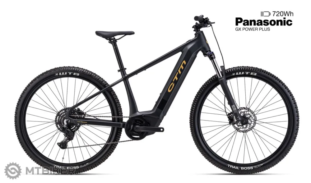 Bicicletă electrică CTM PULZE GX 29, negru mat - M (17") Livrare expres