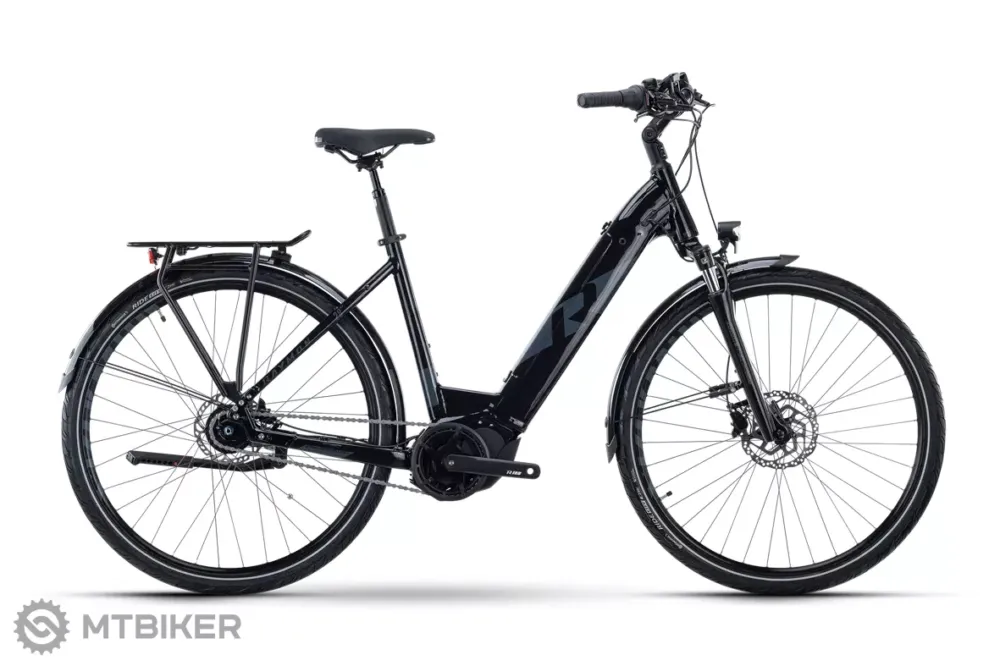 Promoție Bicicletă electrică Raymon CityRay E 7.0 8G Nexus CB 28, black/dark grey - S