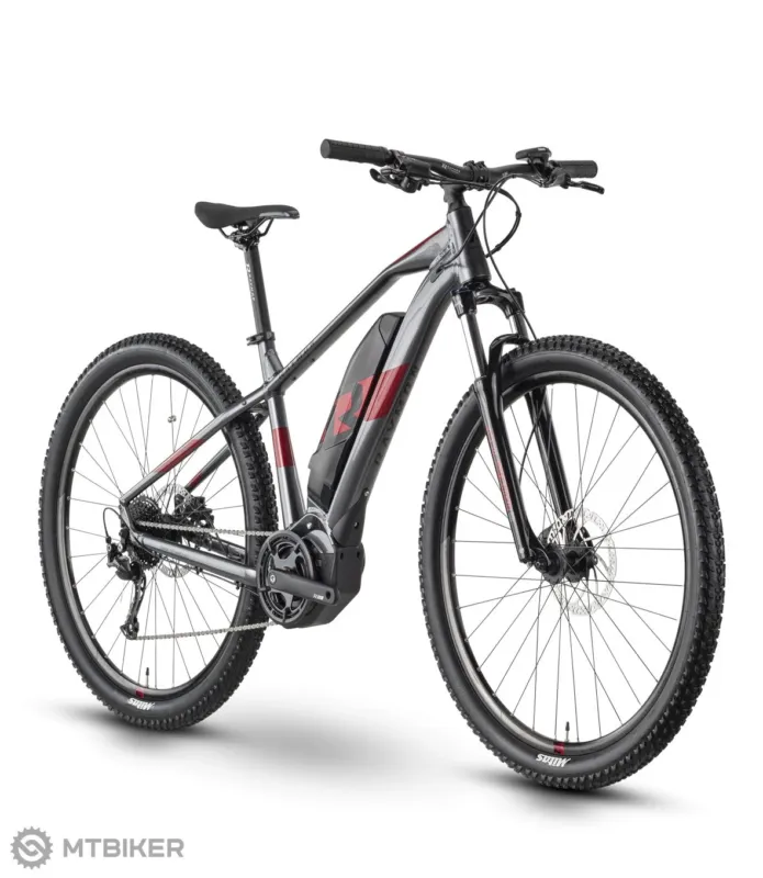 Bicicletă electrică Raymon HardRay E 3.0 29, anthrazit/dark red - L Plată securizată