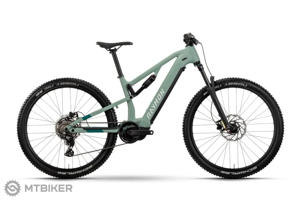 Bicicletă electrică Raymon Trailray 120 29, mint/jade/cotton - M Doar azi