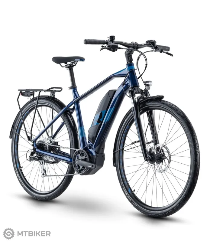Bicicletă electrică Raymon TourRay E 2.0 28, darkblue/blue - M Reducere specială