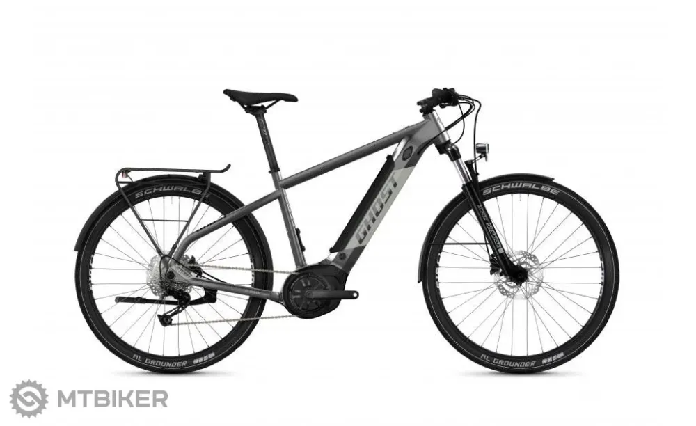 Ultima șansă Bicicletă electrică GHOST E-Teru Essential 27.5 EQ, dark grey/light grey gloss - L (180-188 cm )