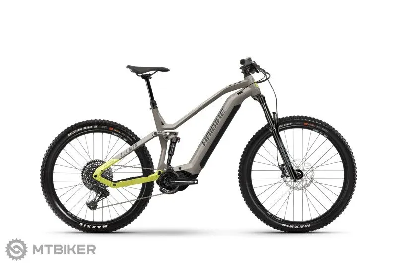 Discount Bicicletă electrică Haibike AllMtn 2 29/27.5, gloss grey/lemon/black - XL