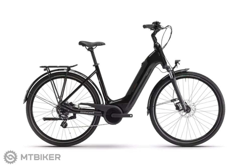 Discount Bicicletă electrică WINORA Tria X7 Low i500 Wh, mystic black - 51