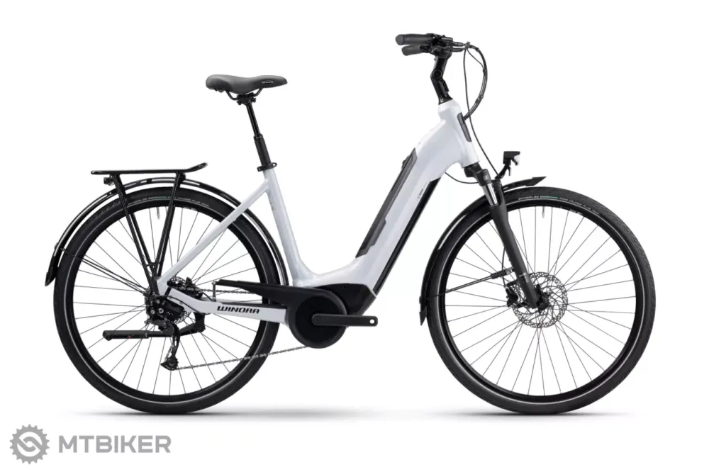 Reducere extra Bicicletă electrică WINORA Tria X9 Low 28, ice - 51
