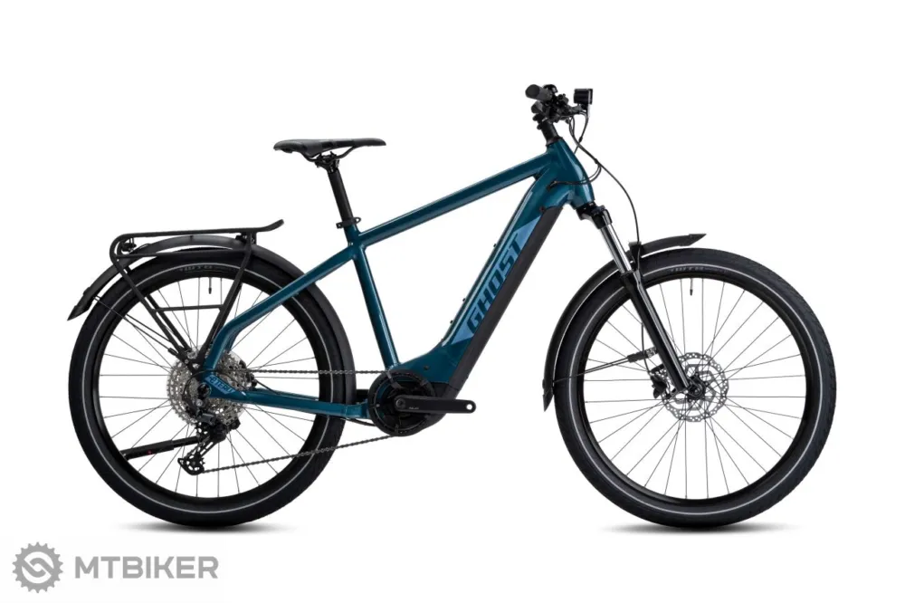 Bicicletă electrică GHOST E-Teru Universal 27.5 EQ Y630, metallic dirty blue/blue grey gloss - L (180-188 cm ) Retur ușor
