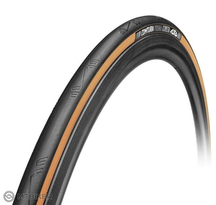 Cel mai vândut Anvelopă TUFO COMTURA PRIMA 700x25C, TR, kevlar, negru/bej