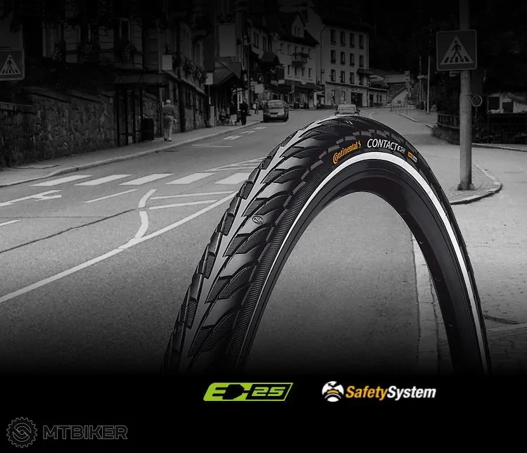 Anvelopă Continental CONTACT 28" 700x32C SafetySystemBreaker, sârmă - 700 x 32C Mai ieftin