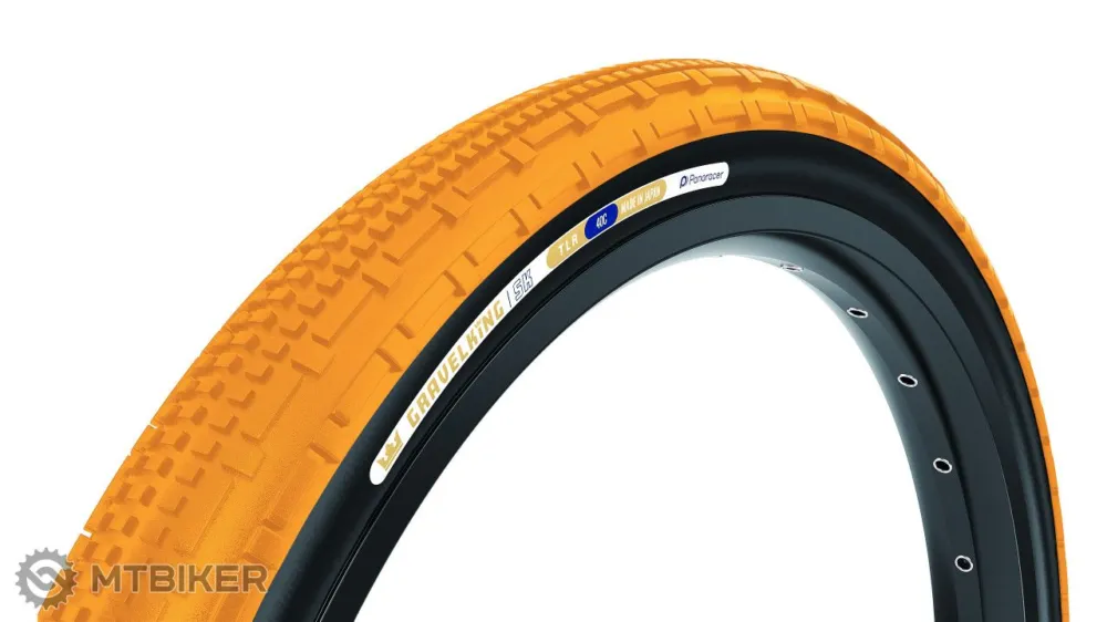 Anvelopă Panaracer GravelKing SK 27.5 x 1.9" (650Bx48C), TLR, kevlar, galben/negru Ultima șansă