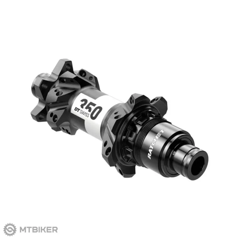 Plată sigură Butuc spate DT Swiss 350 Straightpull, 6 găuri, 28 găuri, 12x148 mm, SRAM XD