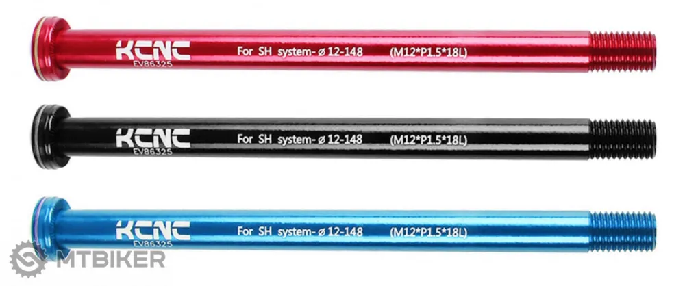 Osie spate KCNC KQR08 Shimano E-Thru/FOX 12x148 Boost 167mm - negru Preț mic