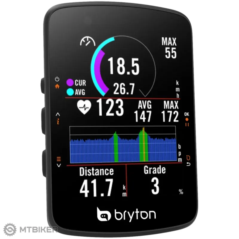 Comandă acum Ciclocomputer Bryton Rider 550E