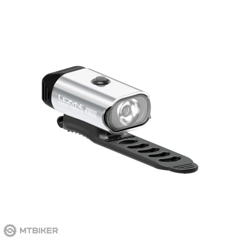 Lumină față Lezyne MINI Drive 400XL, argintiu Plată securizată