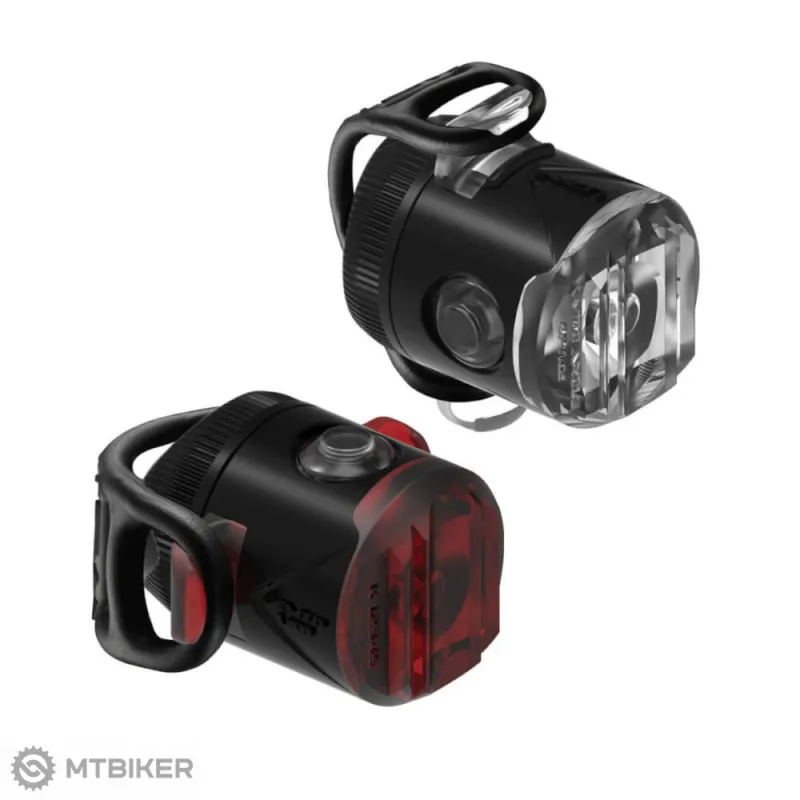 Set lumini Lezyne Femto USB Drive, negru Promoție