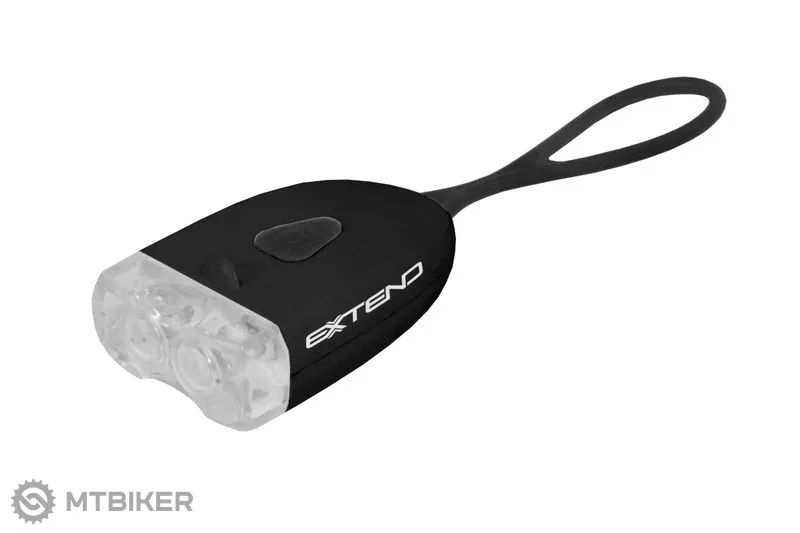 Lumină față Extend SEPIA USB, negru Chilipir