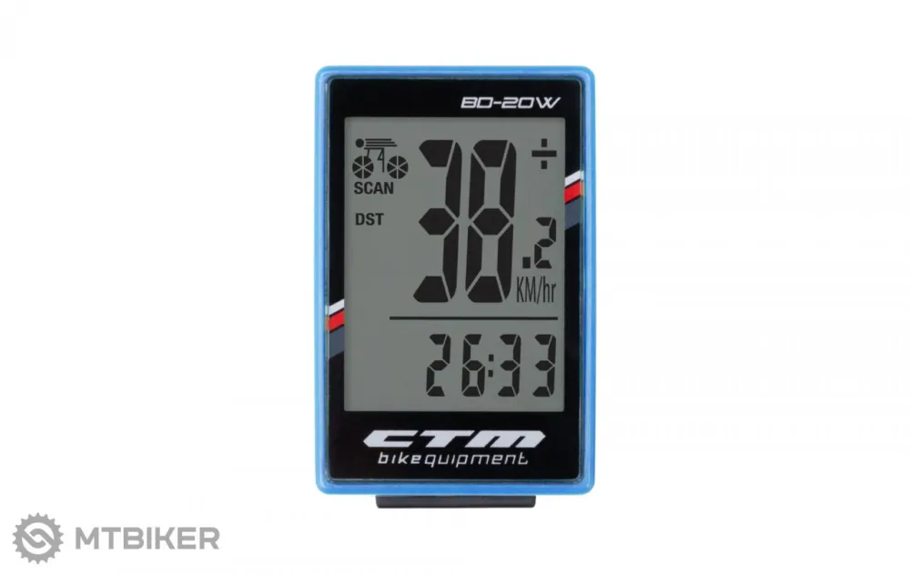 Ciclocomputer CTM BD-20W, albastru Transport gratuit