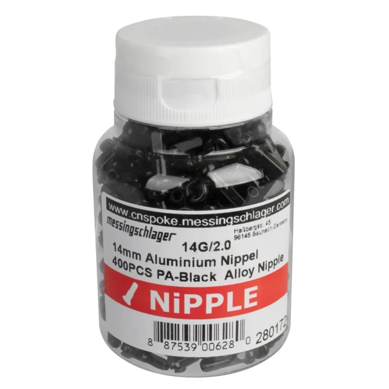 Niplu Aluminiu cnSPOKE 14G-A 14 - 2 mm Negru Super ofertă