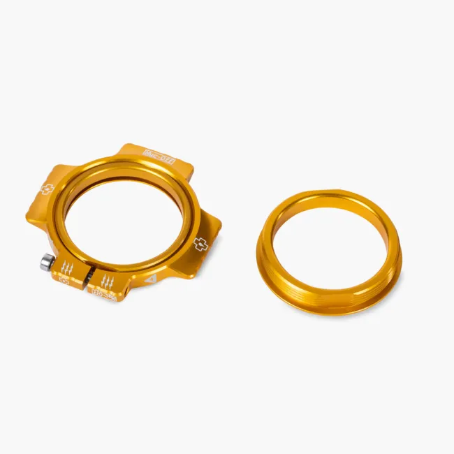Promoție Piulita pretensionare rulmenti pedalier Muc-Off Crank Preload Ring Gold