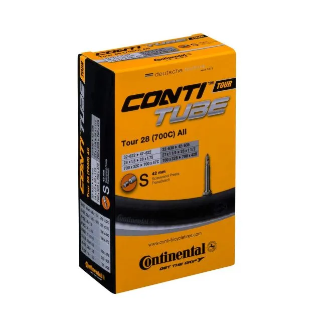 Reducere specială Camera Continental Tour 28 All 32/47-622/635 28x1.5-1.75 S42