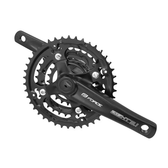 Transport gratuit Pedalier Force Eight3.1 AL 42/32/22T 152 mm negru