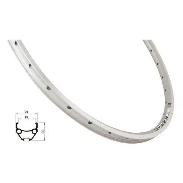 Ofertă JANTA FORCE CLASSIC 26INCH 36 gauri, argintiu