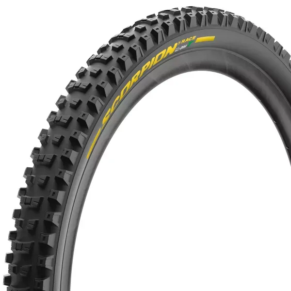 ANVELOPA BICICLETA PIRELLI 27.5INCH SCORPION RACE DH T YELLOW LABEL 27.5 x 2.5 Preț promoțional