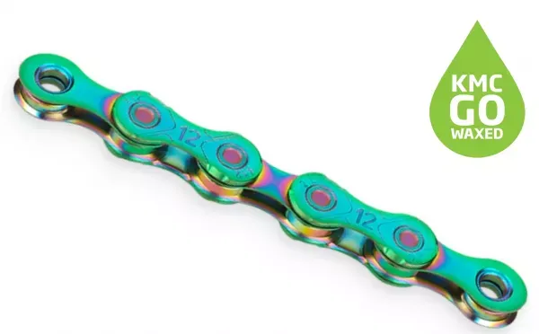 Ofertă limitată LANT KMC X12 AURORA/GREEN 12 VITEZE CERUIT 126 zale