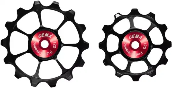 Ofertă specială ROTITE SCHIMBATOR CEMA 12VITEZE SHIMANO DURA-ACE (12-14T) Otel inoxidabil, Black
