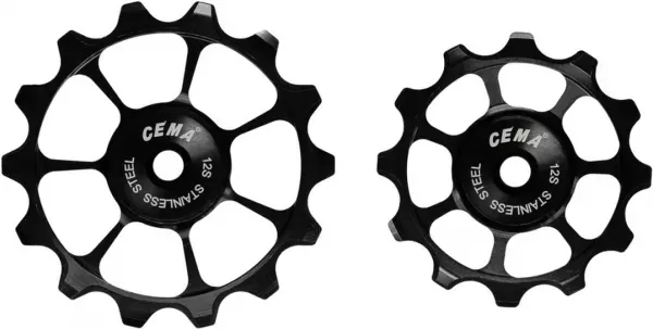 Discount ROTITE SCHIMBATOR CEMA 12VITEZE SHIMANO 105/ULTEGA (12-14T) Otel inoxidabil, Black