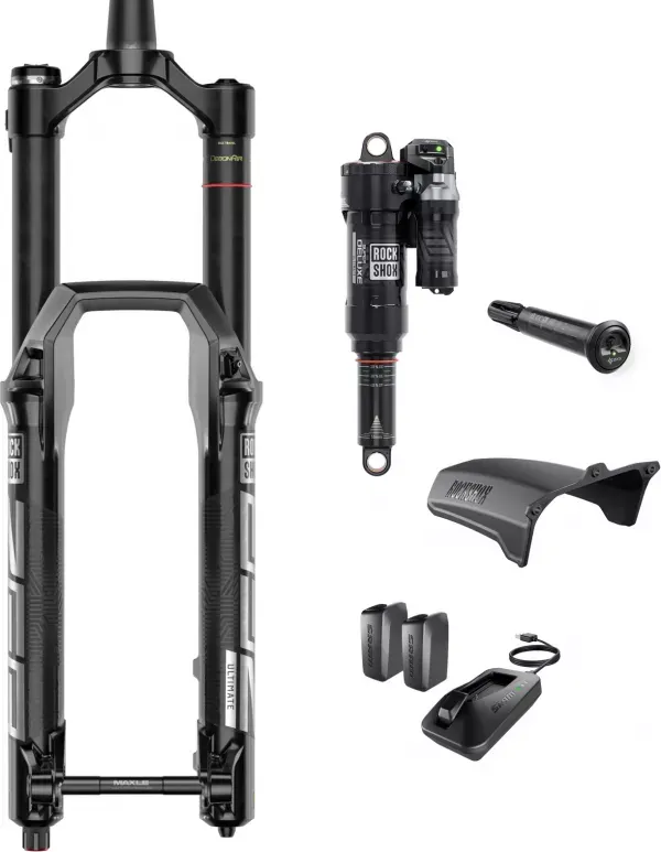 KIT FURCA/AMORTIZOR SPATE ROCKSHOX FLIGHT ATTENDANT ZEB 29INCH 170MM SUPER DELUXE 205X60MM DUB SENSOR Specialzied Enduro 2020/22 Lichidare de stoc