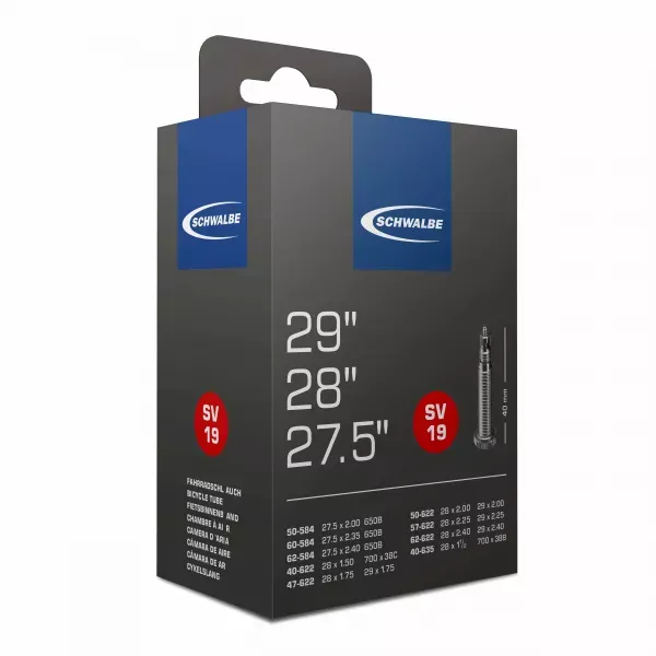 CAMERA SCHWALBE SV19E EVOLUTION 27.5/28/29 (54/62-622) EK 40MM PRESTA Mai ieftin