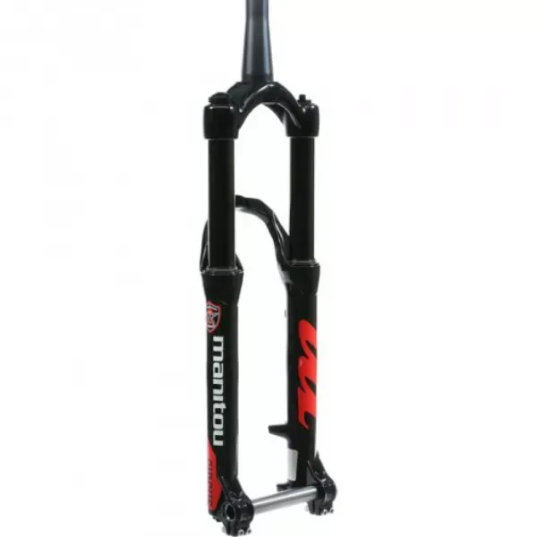 Expediere rapidă FURCA MANITOU CIRCUS EXPERT 26" 100MM NEGRU/ROSU