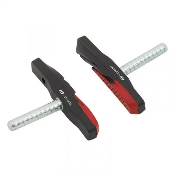 Lichidare de stoc SABOTI FRANA FARA FILET FORCE 70MM NEGRU/ROSU