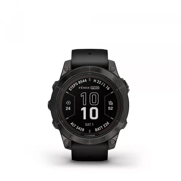 CEAS GARMIN FENIX 7 PRO 47MM SAPPHIRE SOLAR TITAN DLC CARBON GREY / NEGRU Ofertă de sezon