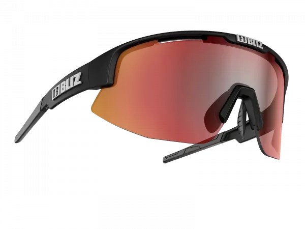 OCHELARI BLIZ MATRIX MATT BLACK BROWN W RED MULTI Reducere extra